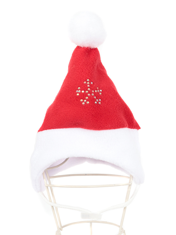 Yoriki Yoriki колпак Дед Мороз для мелких пород, красный (№1) пуловер для собак yoriki дед мороз красный унисекс размер s