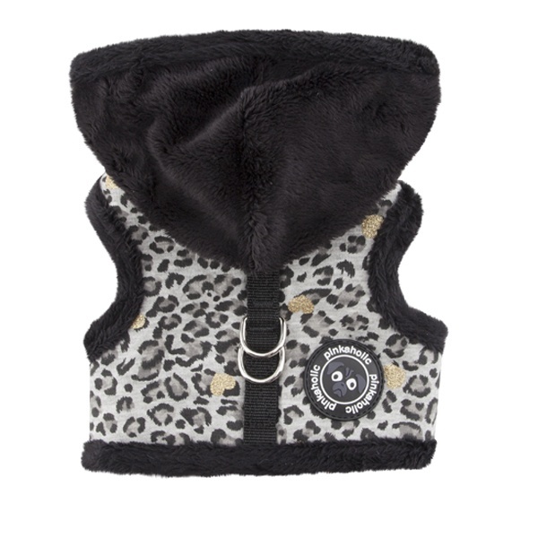 Pinkaholic Pinkaholic жилет-шлейка с леопардовым принтом, черный (L) generic disposable prayer mats 120 cm x 65 cm 12 pack