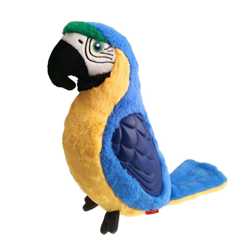 GiGwi GiGwi игрушка Попугай с пищалкой большой, текстиль/резина/синтепон (220 г) gigwi gigwi игрушка лось с пищалкой текстиль резина 100 г