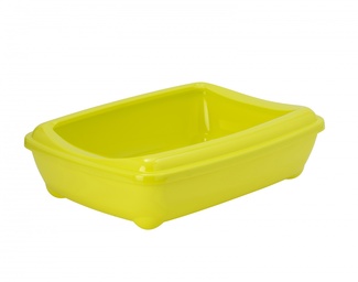 Туалет-лоток большой с рамкой, 57х43х15, лимонно-желтый (Arist o tray with rim 57cm jumbo)