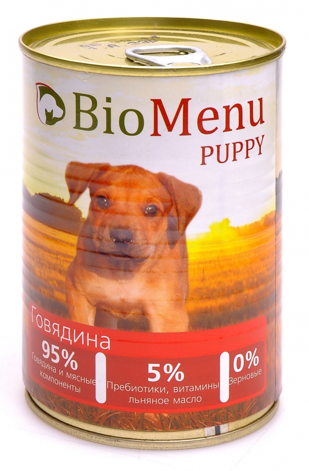 BioMenu BioMenu консервы для щенков с говядиной (100 г) консервы biomenu puppy для щенков говядина 95% мясо 100гр