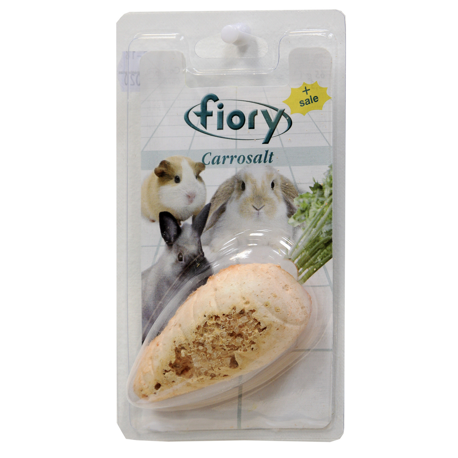 Fiory Fiory био-камень для грызунов, с солью в форме моркови (65 г) камень для грызунов fiory big block 100г