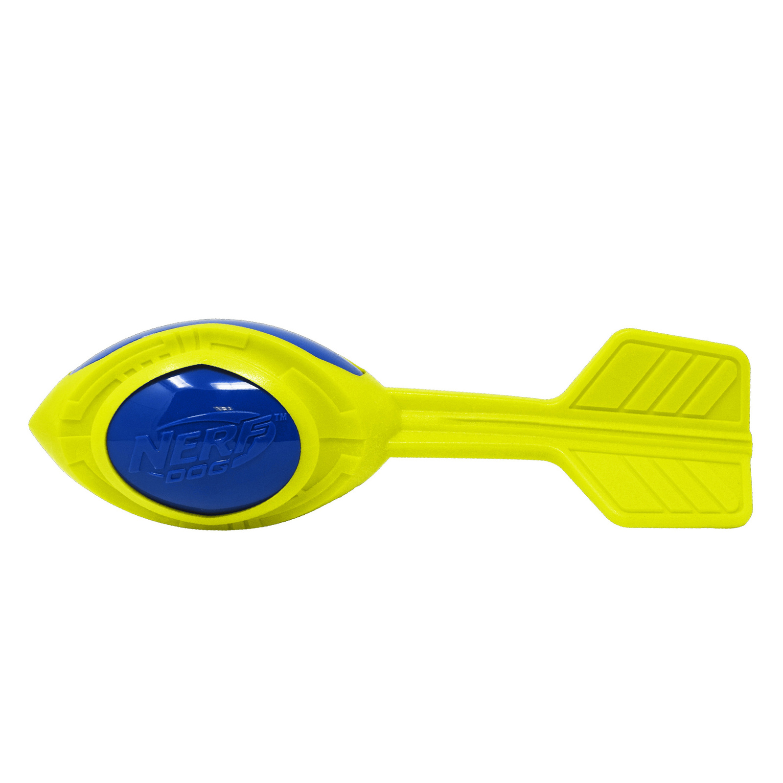Nerf Nerf снаряд из вспененной резины и термопластичной резины, 30 см (серия Мегатон), (синий/зеленый) (290 г) nerf nerf мяч для регби из термопластичной резины 18 см серия мегатон синий оранжевый 254 г