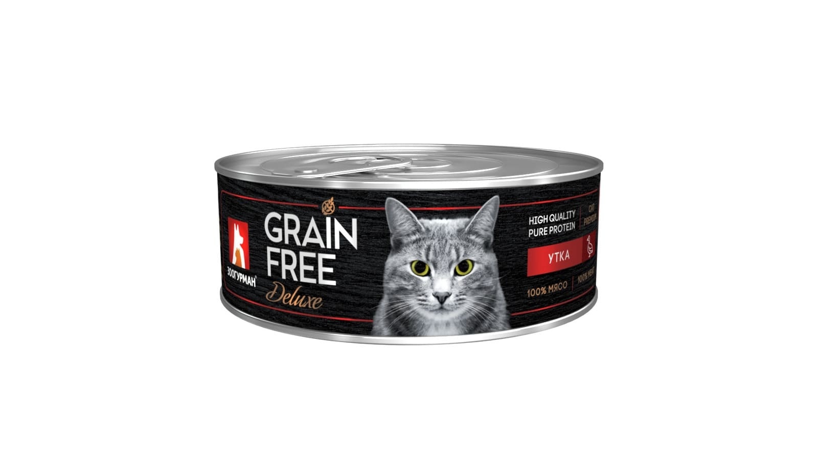 Зоогурман Зоогурман консервы для кошек GRAIN FREE со вкусом утки (100 г)