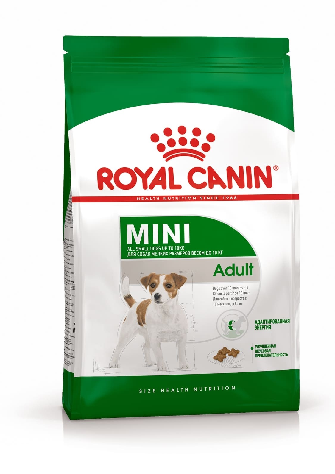 Корм Royal Canin корм для взрослых собак малых пород: до 10 кг, с 10 месяцев до 8 лет (8 кг)