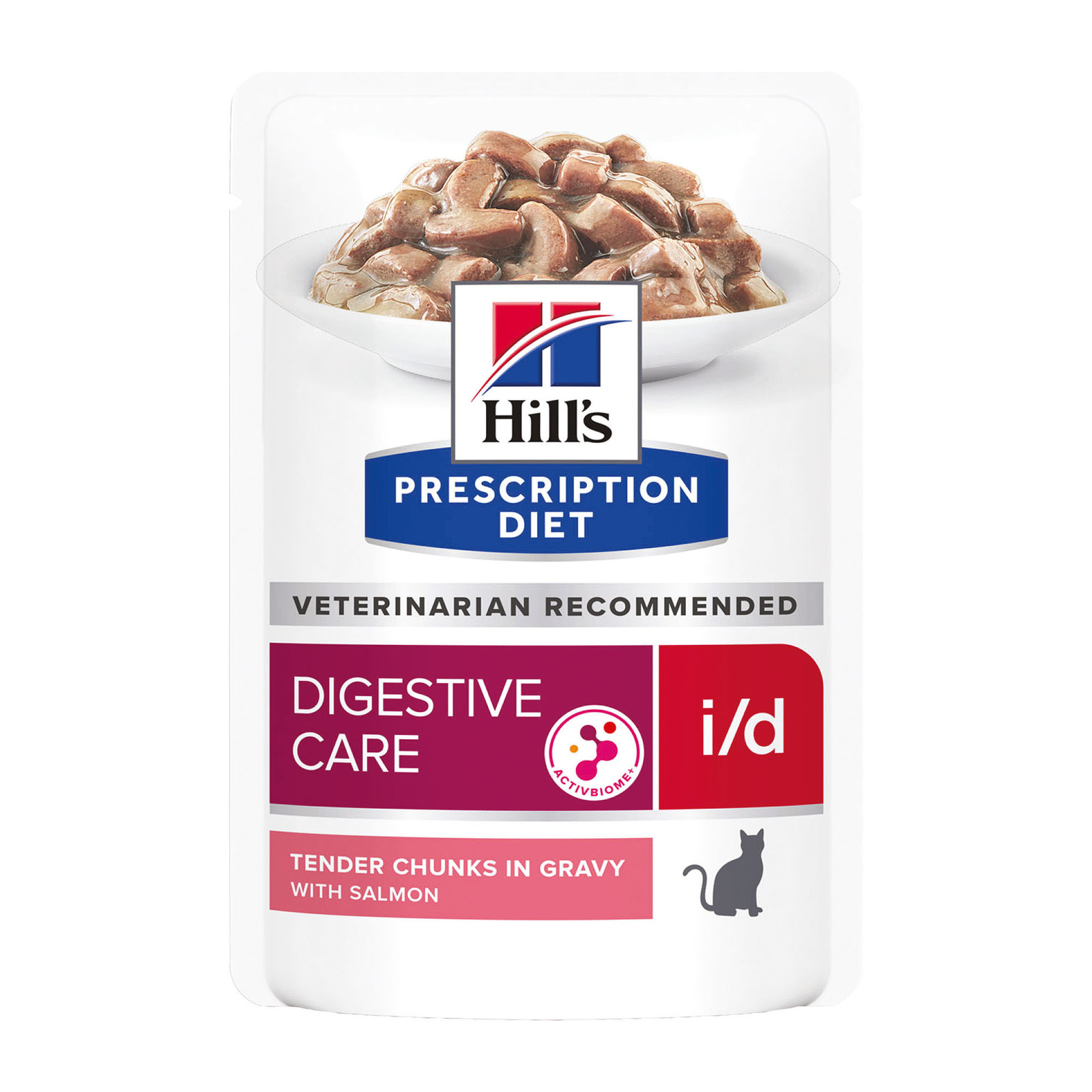 Hill's вет.консервы Hill's вет.консервы влажный диетический корм для кошек i/d при расстройствах пищеварения, жкт, с лососем (85 г) 22844