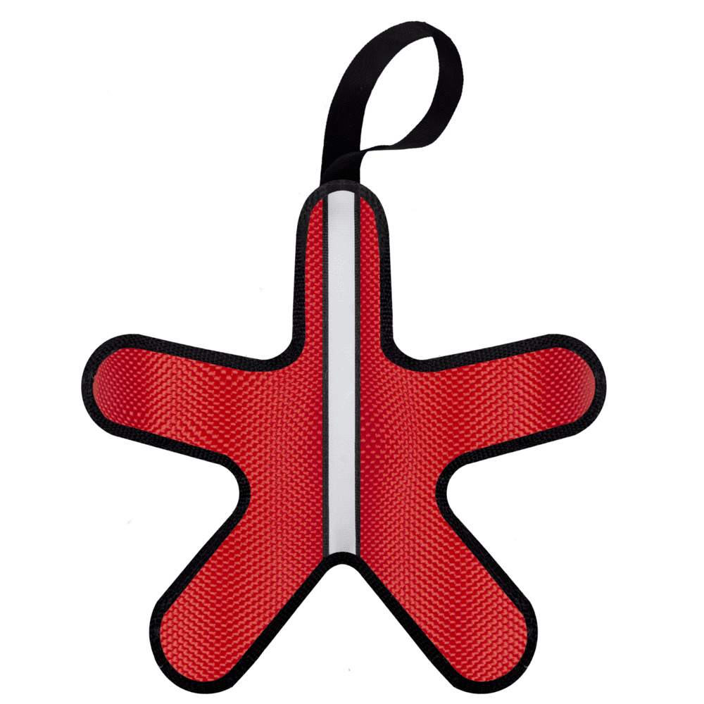 Tappi Tappi Вилли, игрушка для собак, красная звезда со светоотражающей полоской (331 г) 41552