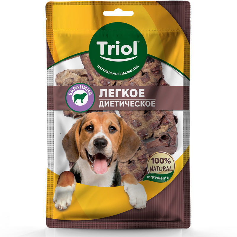 Triol (лакомства) Triol (лакомства) легкое баранье диетическое для собак (40 г) triol лакомства triol лакомства трахея говяжья отборная для собак 35 г