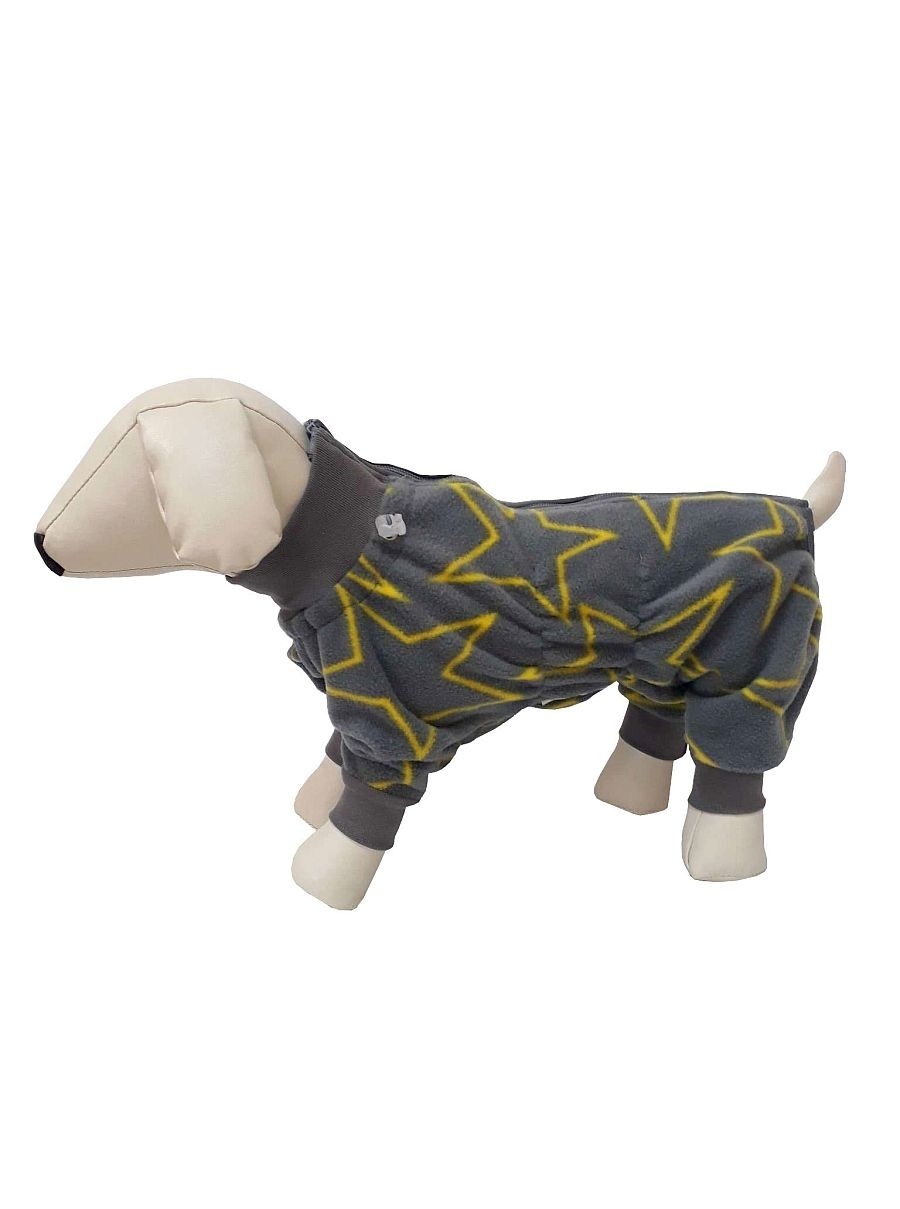 OSSO OSSO комбинезон для собак из флиса на молнии (кобель) принт (40) цена и фото