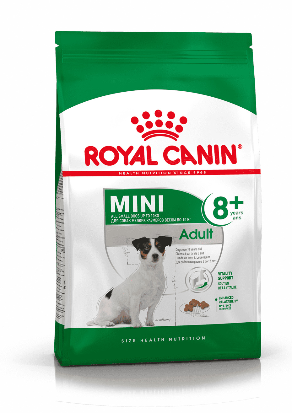 Корм Royal Canin для пожилых собак малых пород: до 10 кг, старше 8 лет (4 кг)