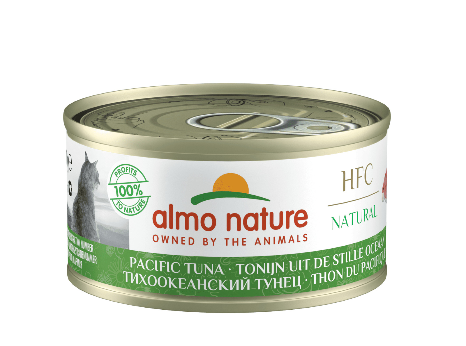 цена Almo Nature консервы Almo Nature консервы для кошек, с тихоокеанским тунцом (150 г)