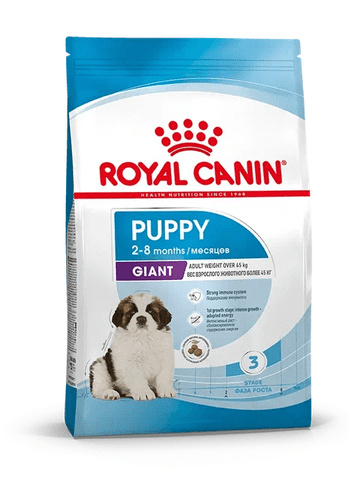 Royal Canin Корм Royal Canin корм сухой для щенков очень крупных размеров до 8 месяцев (15 кг) royal canin royal canin корм сухой для щенков пород крупных размеров вес 26 44 кг до 15 месяцев 3 кг