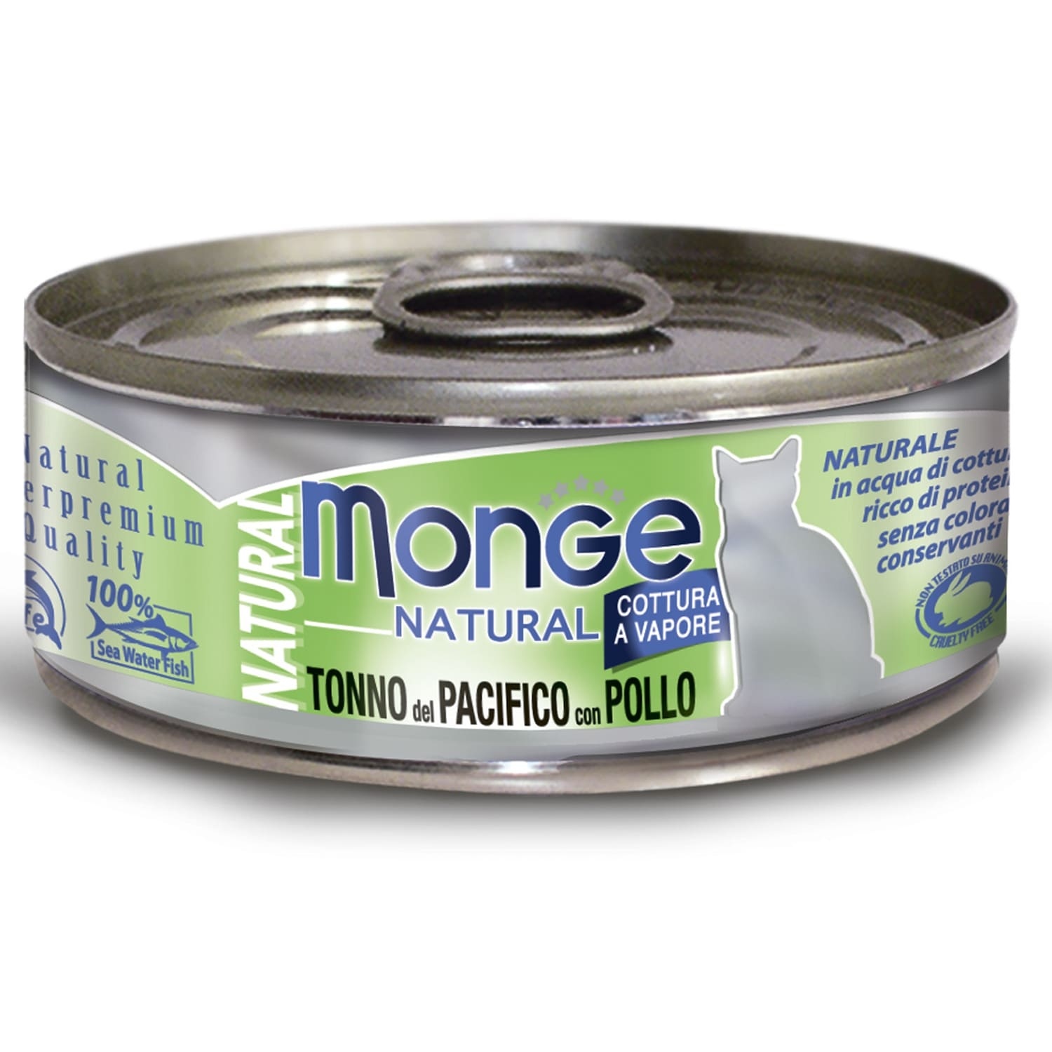 Monge Monge консервы для кошек: тихоокеанский тунец с курицей (80 г) 36826