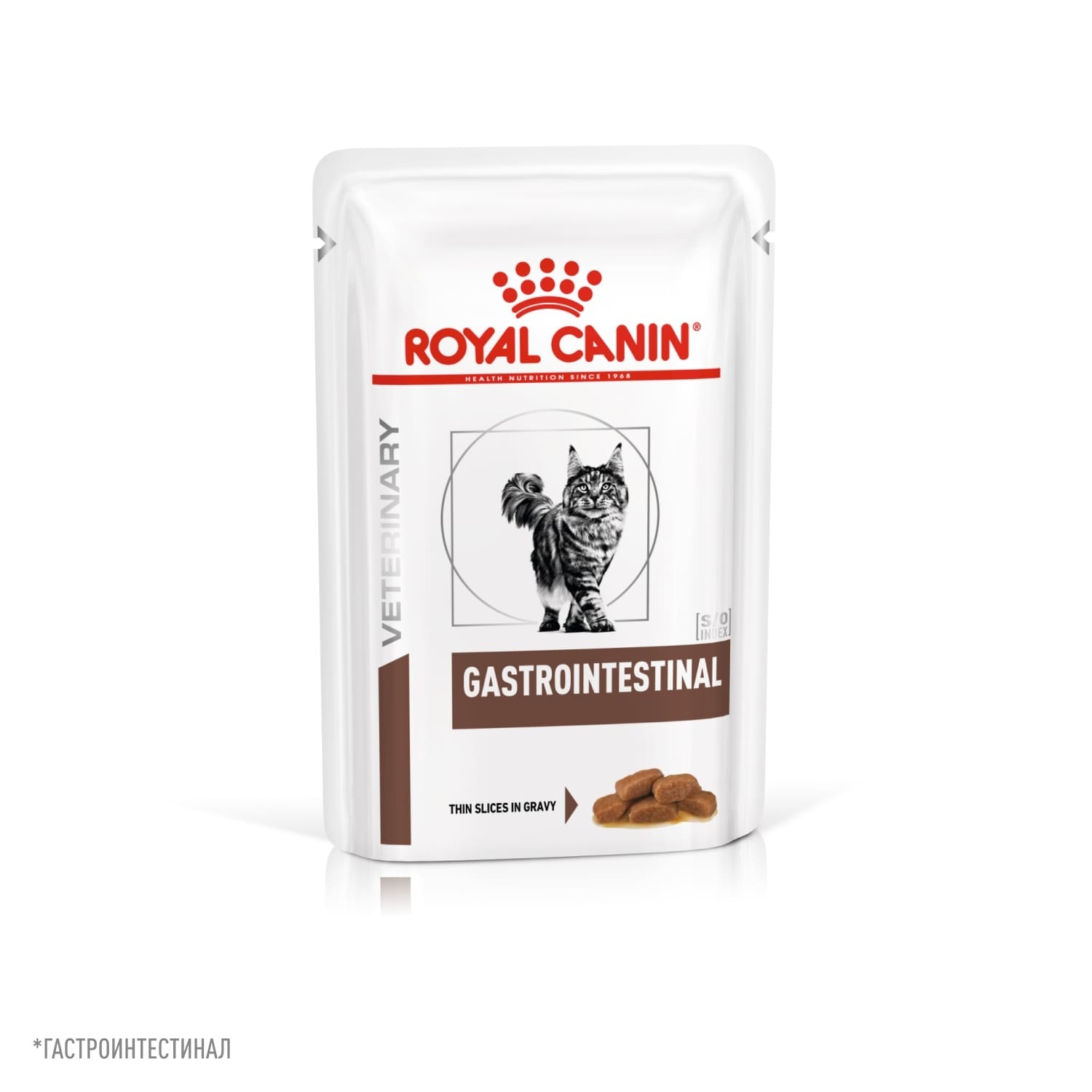 Royal Canin (вет. паучи) Royal Canin (вет. паучи) консервированный полнорационный корм диетический для кошек, рекомендуемый при острых расстройствах пищеварения (85 г)