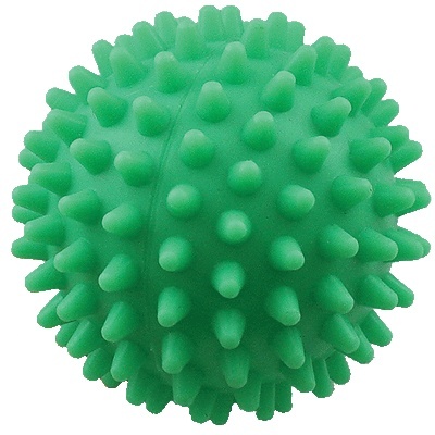 Зооник Зооник игрушка для собак Мяч массажный винил, зеленый (40 г) мяч для упражнений массажный диаметр 10 см 1 шт