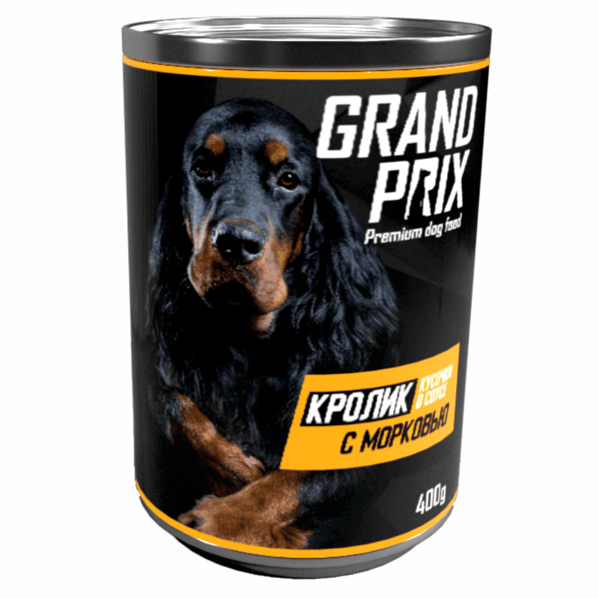 Grand Prix консервы для собак, с кроликом и морковью, кусочки в соусе (400 г)