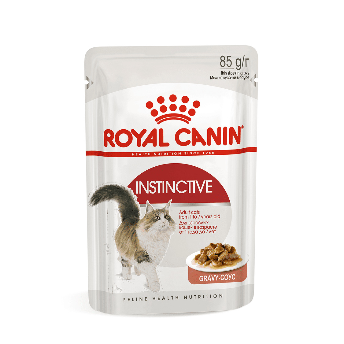 цена Royal Canin паучи Royal Canin паучи кусочки в соусе для кошек 1-7 лет (85 г)