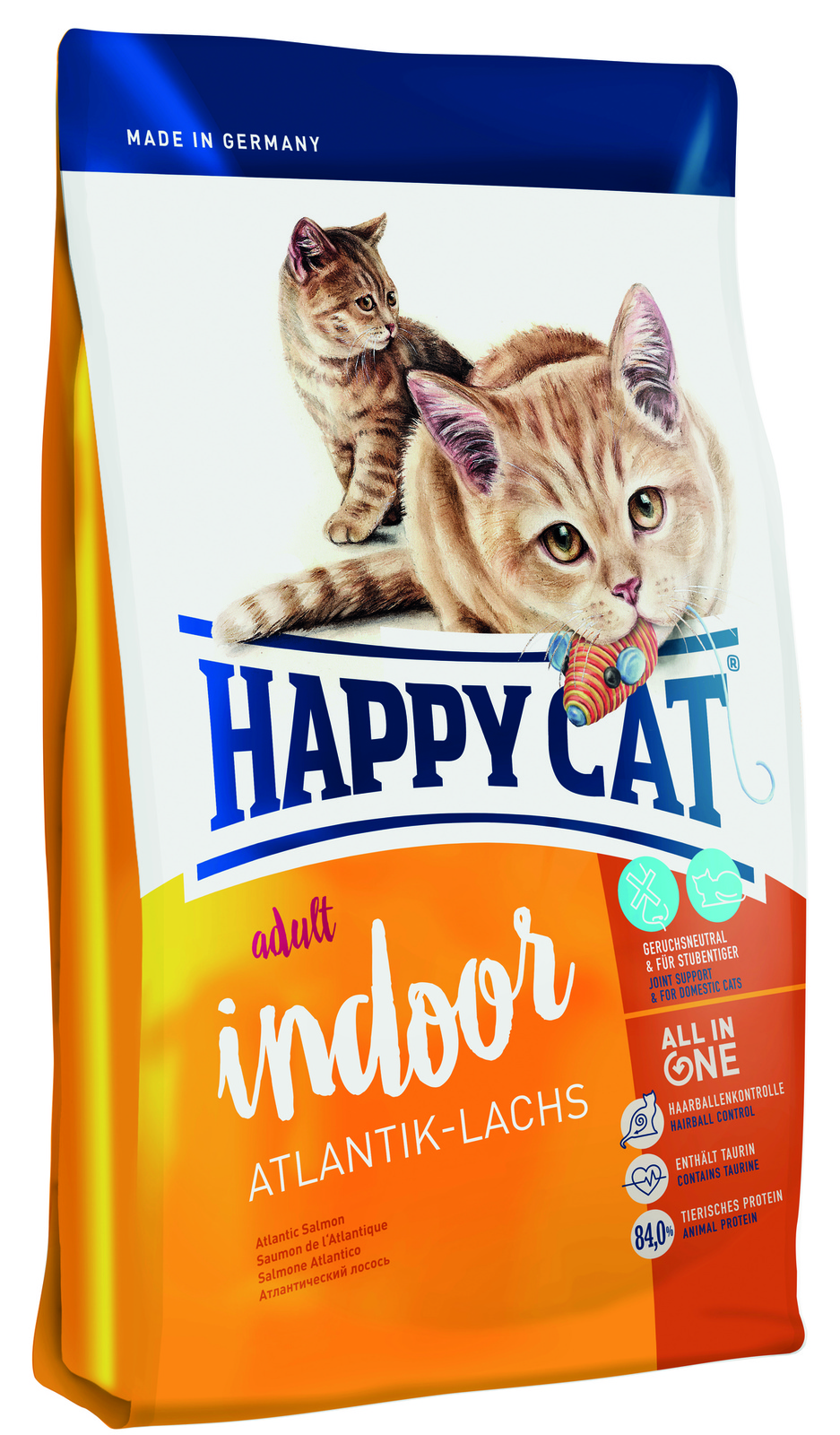 Сухой корм для кошек Happy Cat "Эдалт ИНДОР" c атлантическим лососем ФитВелл (1,4 кг)
Сухой корм для кошек Happy Cat "Эдалт ИНДОР" c атлантическим лососем ФитВелл (1,4 кг)