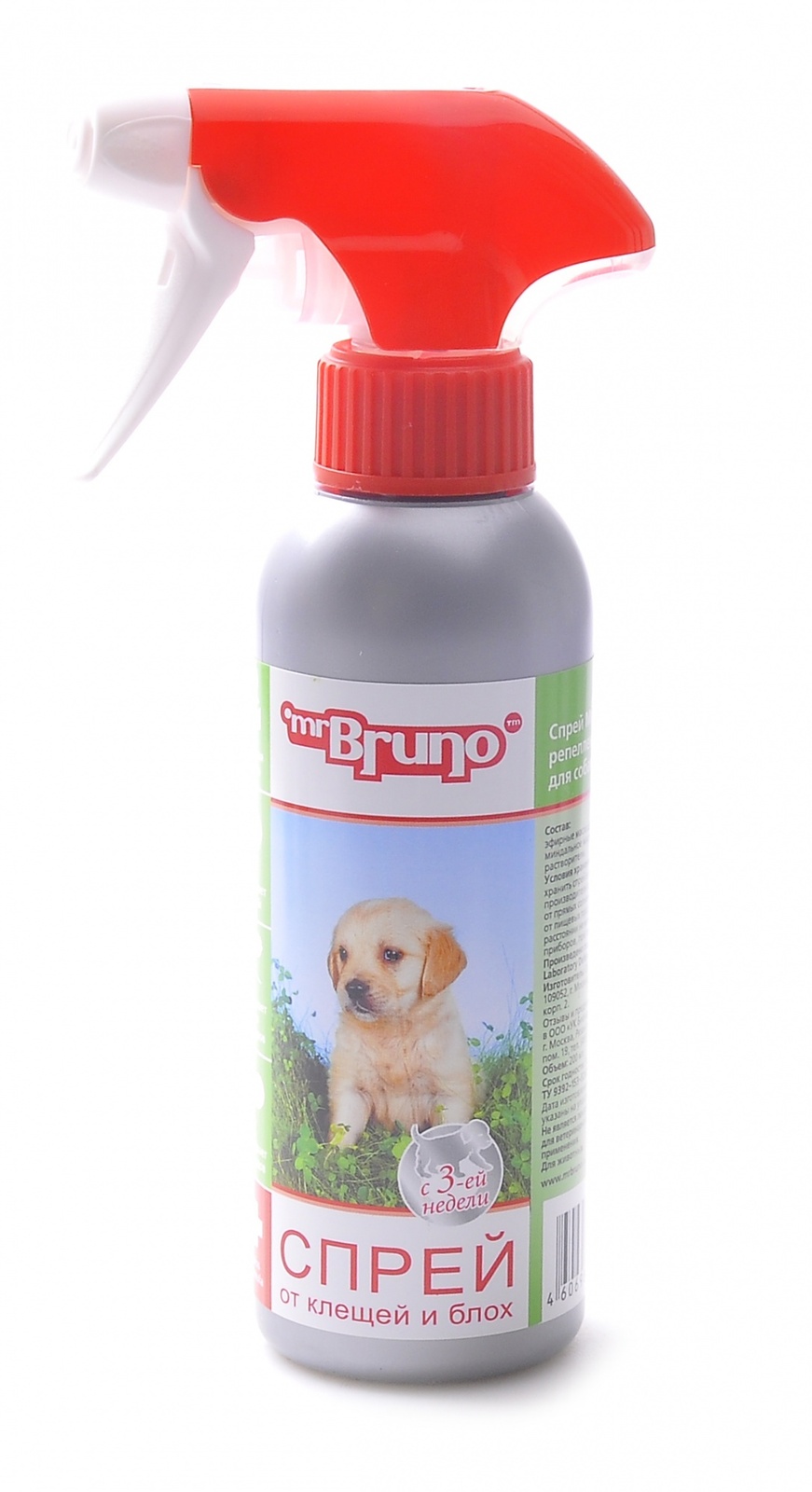 Mr.Bruno Mr.Bruno спрей репеллентный Бережная защита (200 г) mr bruno спрей для собак нейтрализатор запаха