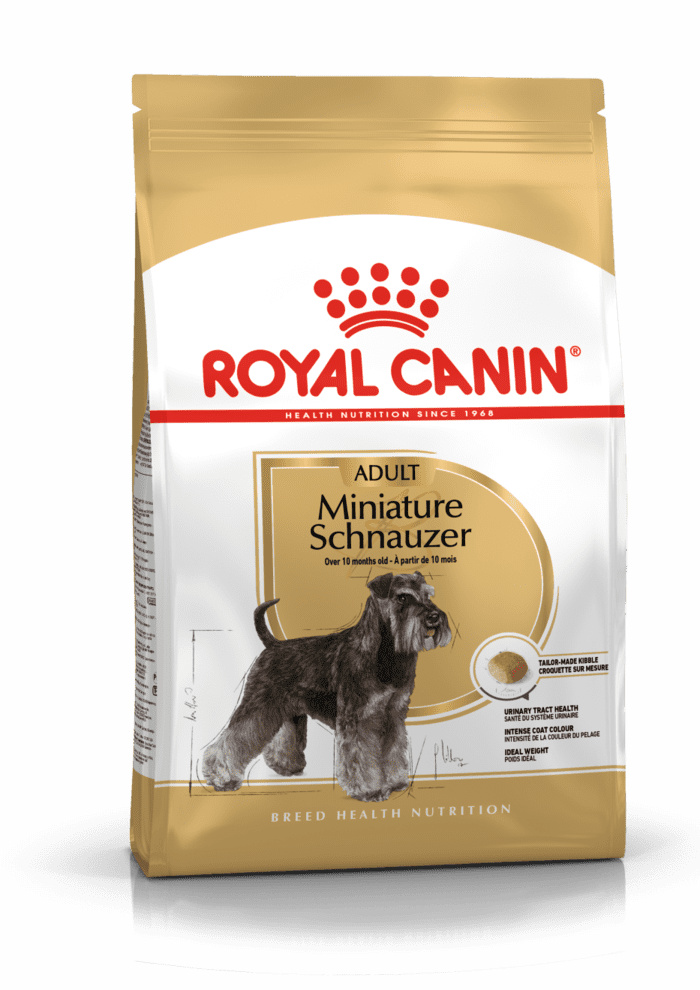 Royal Canin Корм Royal Canin для взрослого миниатюрного шнауцера с 10 месяцев (3 кг) royal canin корм royal canin для взрослого голден ретривера с 15 месяцев 3 кг