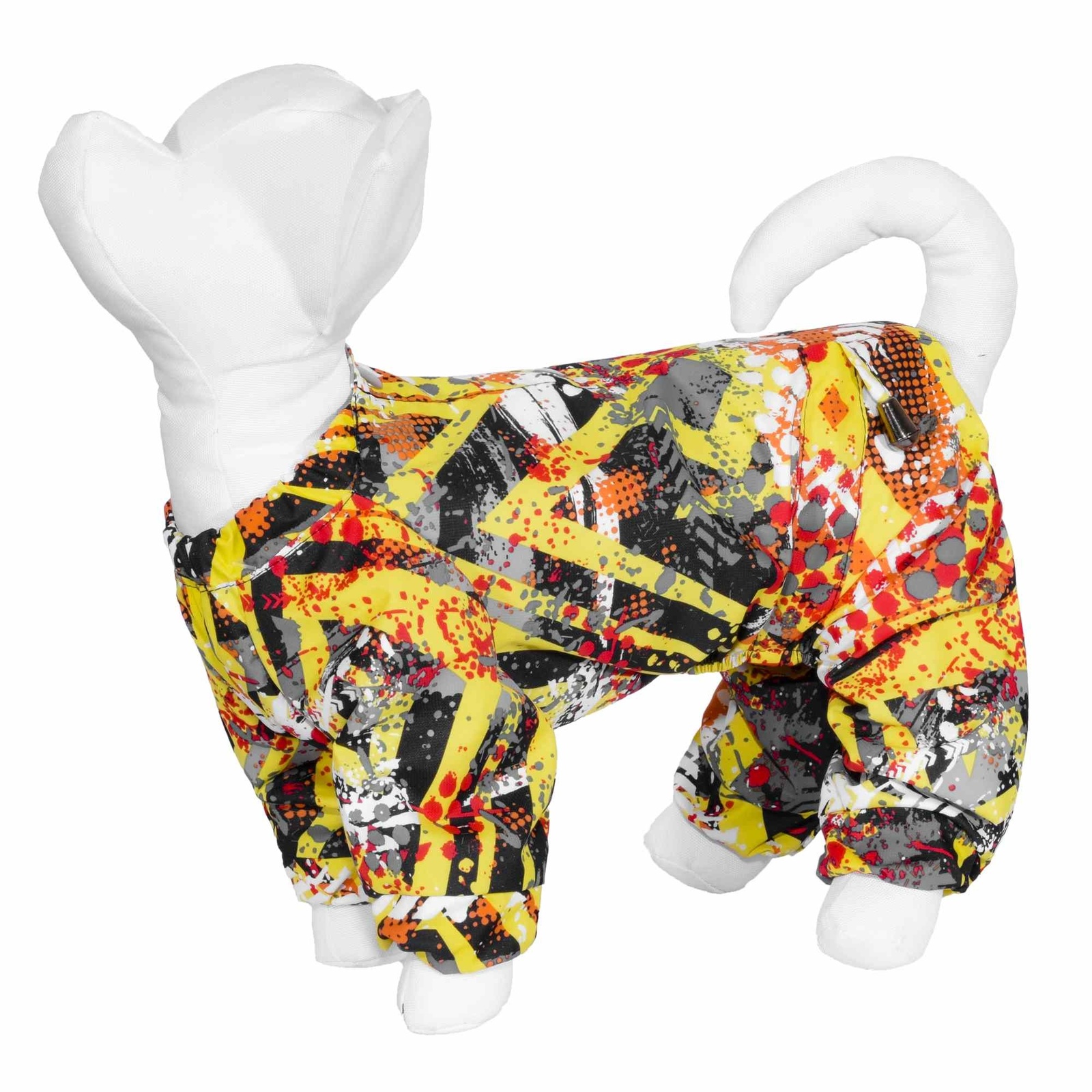 цена Yami-Yami одежда Yami-Yami одежда дождевик для собаки с рисунком «Абстракция», желтый (70 г)