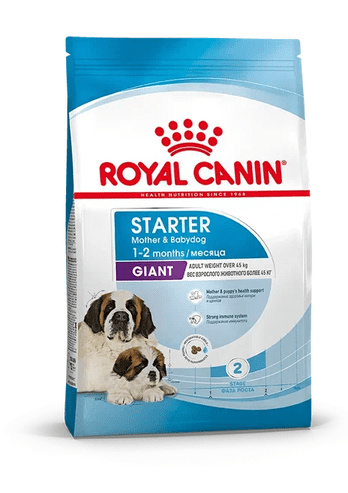 Royal Canin Корм Royal Canin для щенков гигантских пород 3 нед. - 2 мес., беременных и кормящих собак (4 кг) корм для щенков беременных и кормящих собак royal canin starter mother