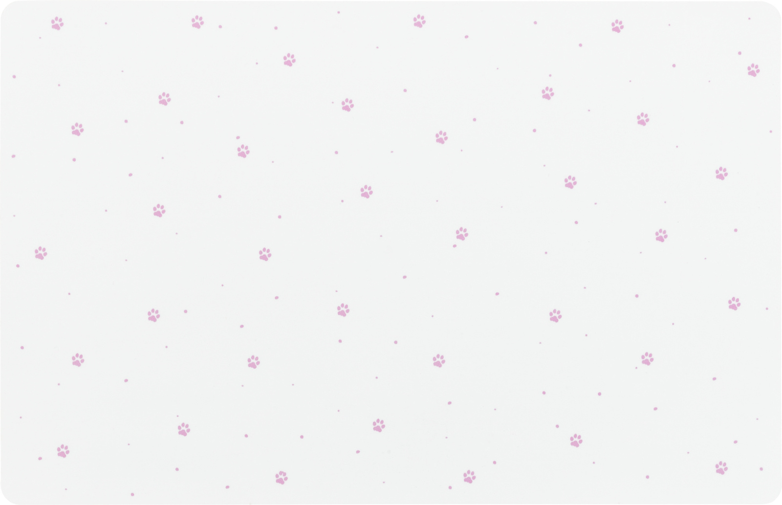 Trixie Trixie коврик под миску с рисунком Лапки, 44 х 28 см, белый (80 г) коврик под миску trixie для кошек 40х30 см с кошечкой
