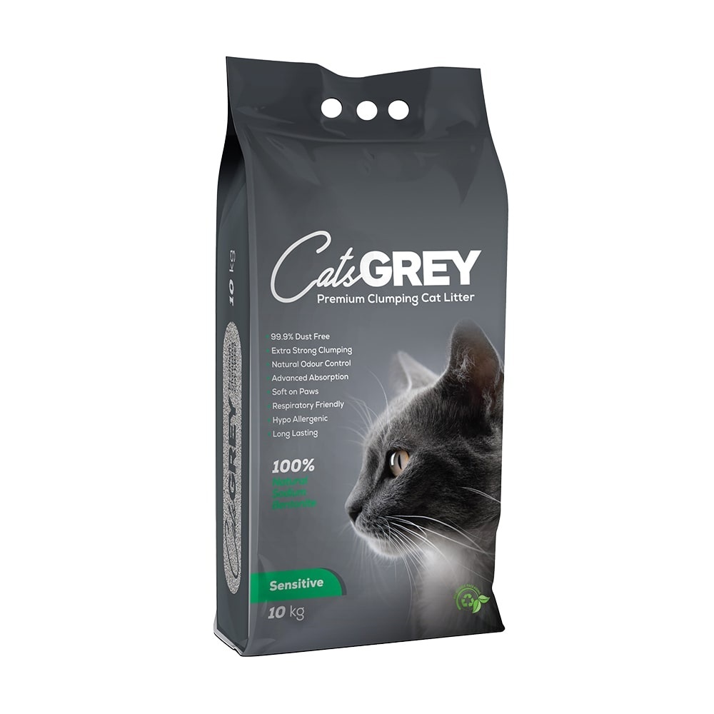 Cat’s Grey Cat’s Grey наполнитель для кошачьего туалета без ароматизатора (10 кг)