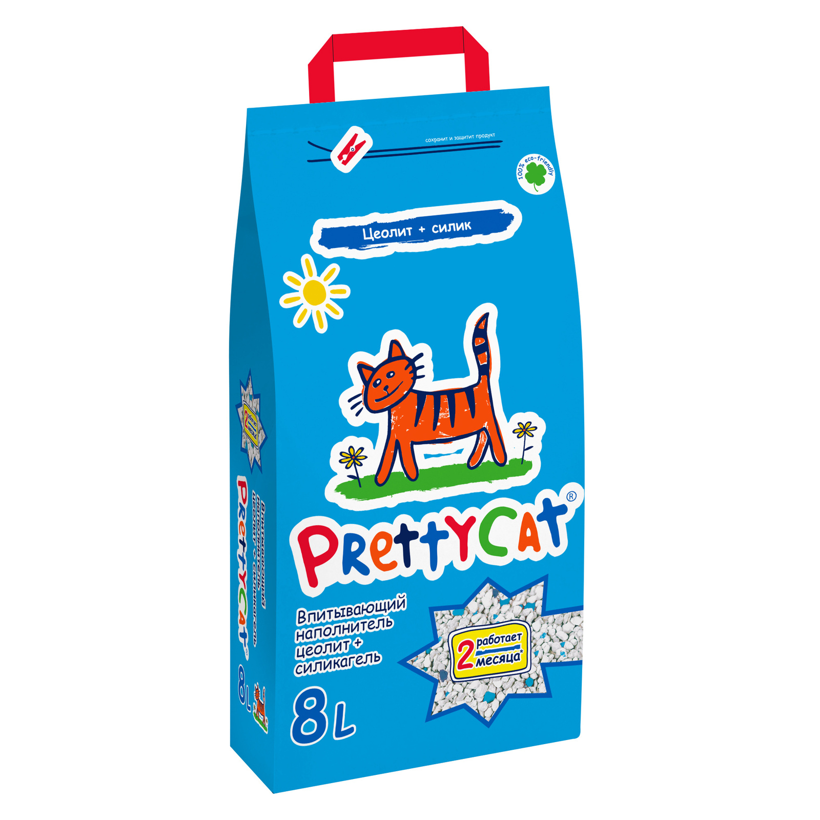PrettyCat PrettyCat наполнитель впитывающий для кошачьих туалетов (4 кг)