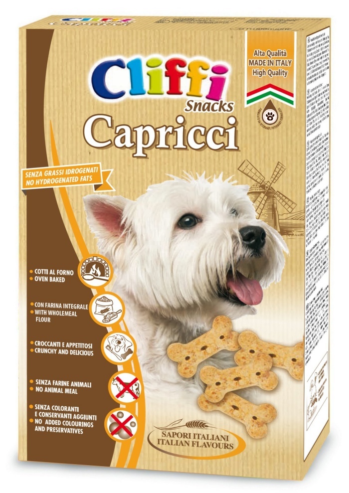 Cliffi (Италия) Cliffi (Италия) лакомство для собак Хрустящие косточки (400 г)