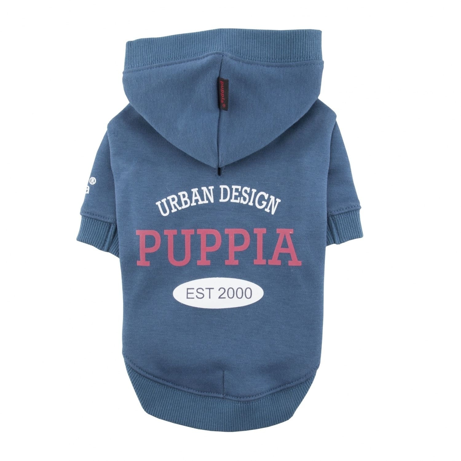 Puppia Puppia худи с капюшоном с логотипом на спине, синий (S)