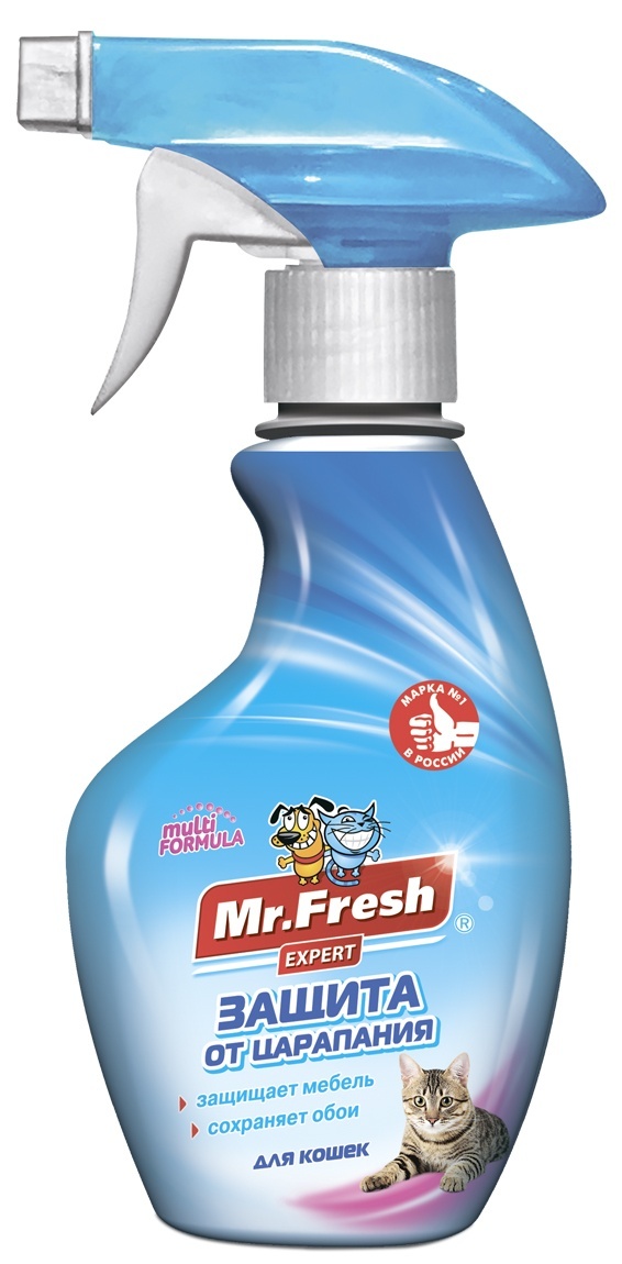 Mr.Fresh Mr.Fresh спрей Защита от царапания для кошек (200 мл.) apicenna умный спрей защита от царапания и погрызов для кошек 200 мл