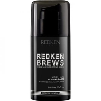 Моделирующая паста для мужчин Brews Work Hard для подвижной текстуры Моделирующая паста для мужчин Brews Work Hard для подвижной текстуры 205302 REDKEN 5th Avenue