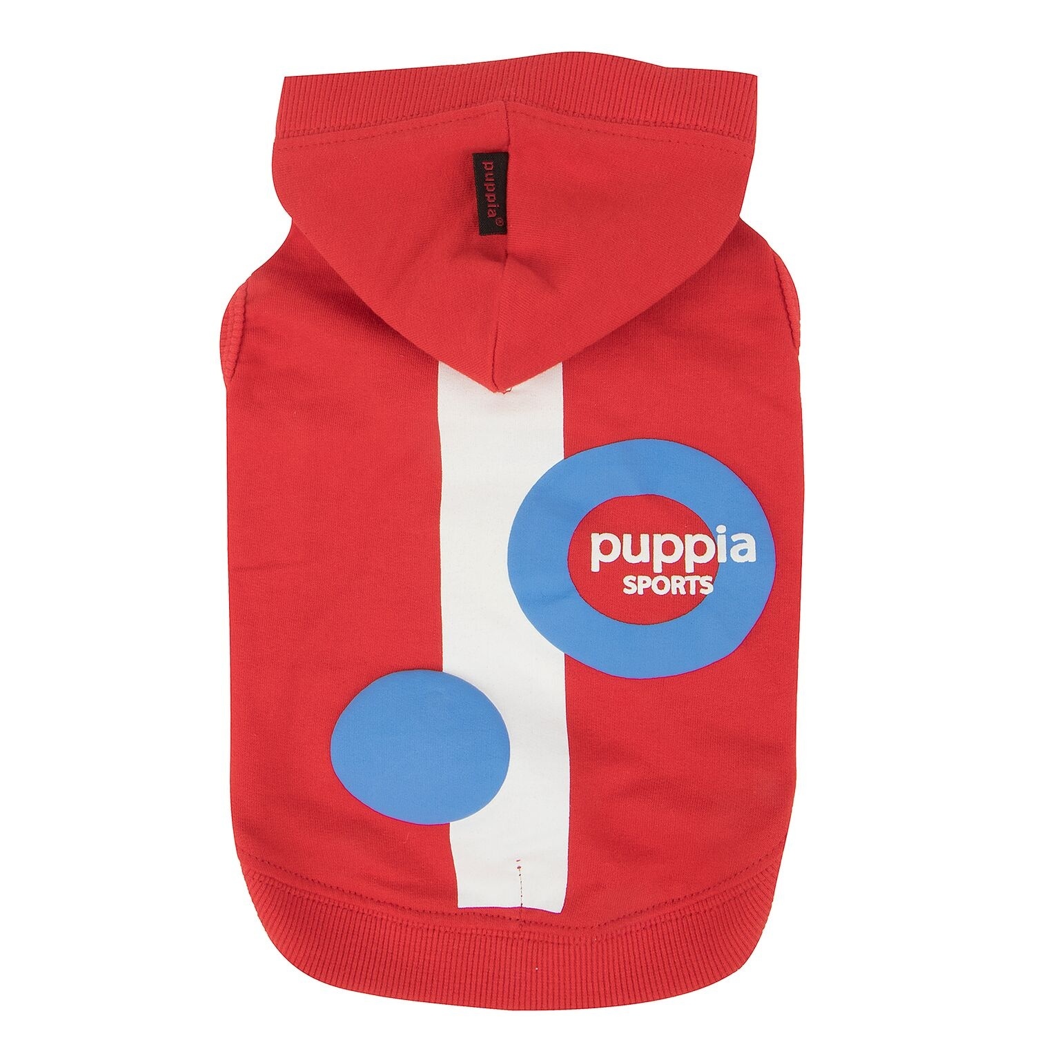 цена Puppia Puppia футболка с капюшоном и геометрическим принтом (L)