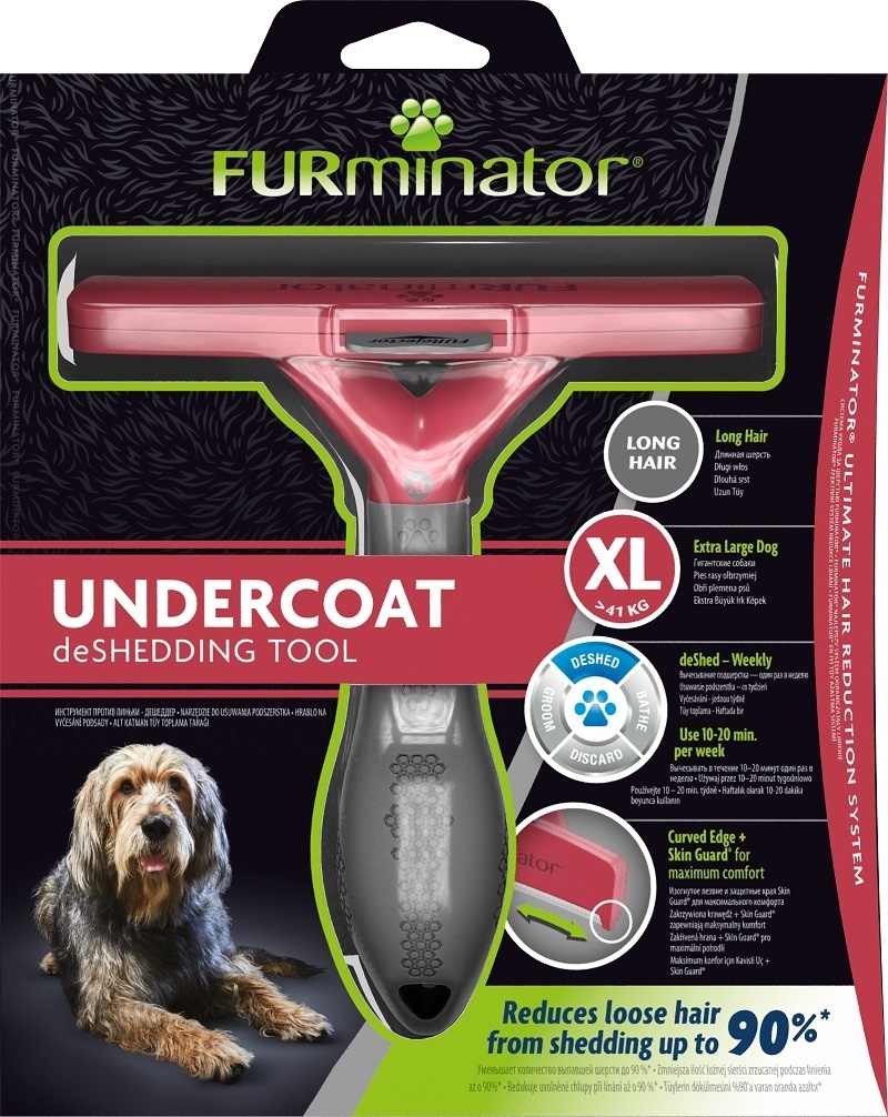 FURminator FURminator фурминатор XL для гигантских собак с длинной шерстью (294 г) фурминатор furminator l для крупных собак с длинной шерстью