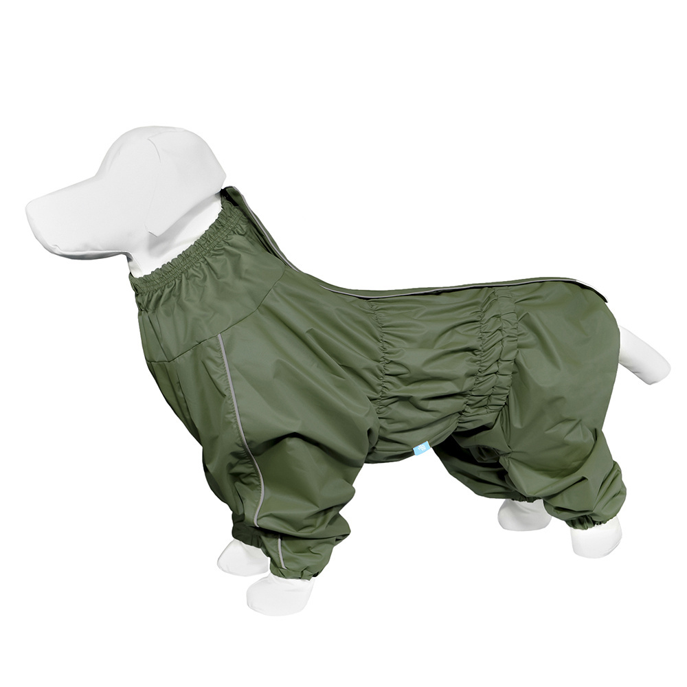 Yami-Yami одежда Yami-Yami одежда дождевик для собак, хаки, на гладкой подкладке, Немецкая овчарка (67-69 см) yami yami одежда yami yami одежда дождевик для собак желтый на гладкой подкладке французский бульдог 32 34 см