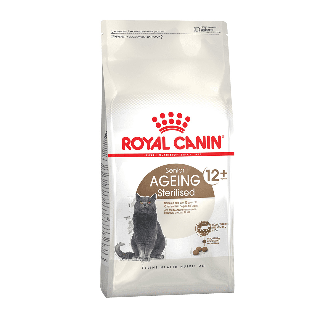Royal Canin Корм Royal Canin для кастрированных кошек и котов старше 12 лет (4 кг)