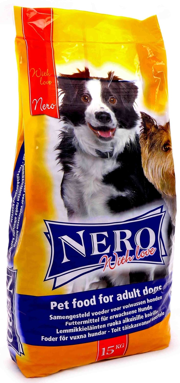 NERO GOLD super premium Корм NERO GOLD super premium adult для взрослых собак всех пород, Мясной коктейль (18 кг)