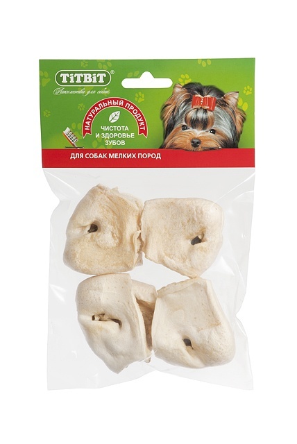 TiTBiT TiTBiT нос бараний конвертик с рубленой бараниной - мягкая упаковка (50 г) titbit titbit желудок бараний мини мягкая упаковка 40 г