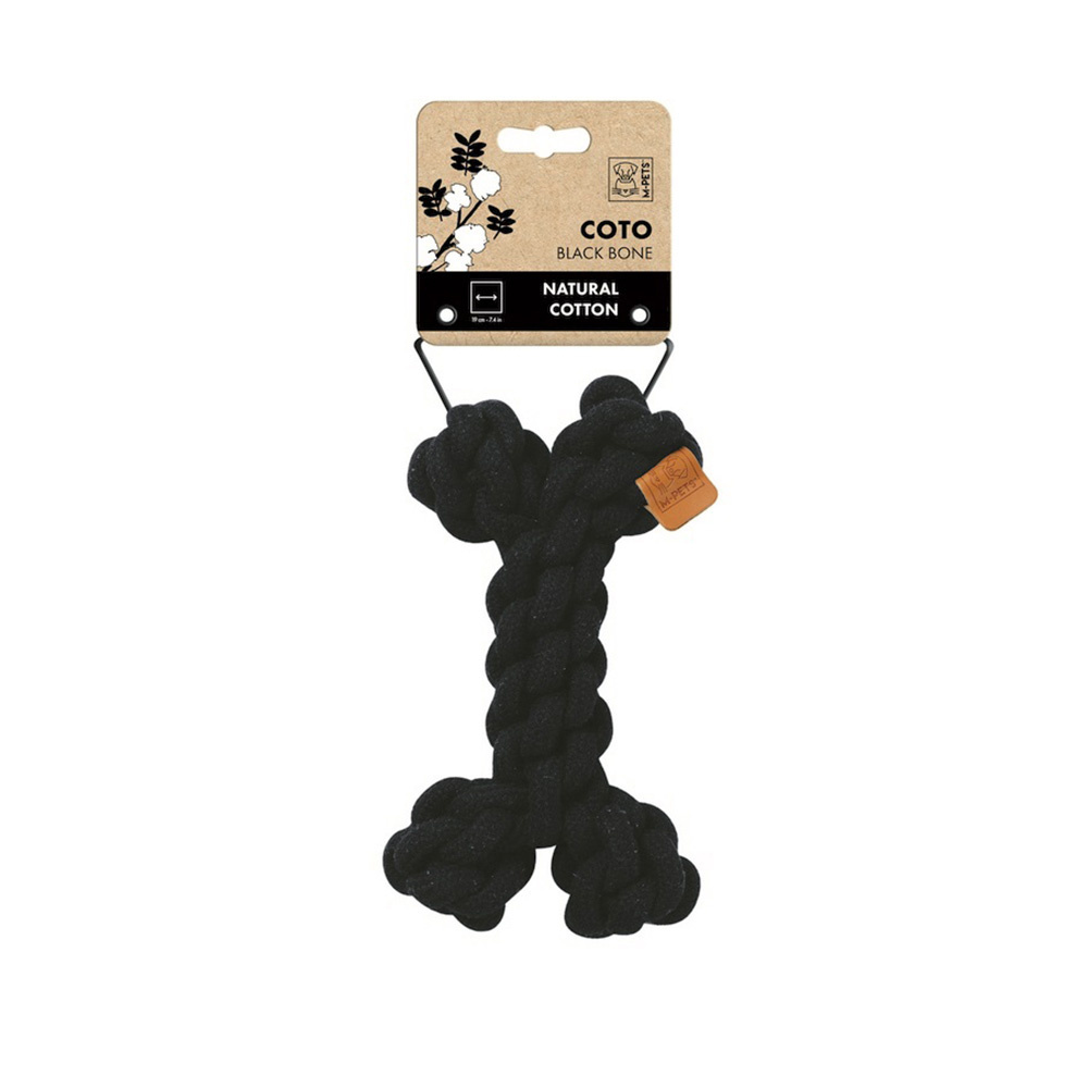 MPets MPets игрушка для собак СОТО косточка черная (30 см)