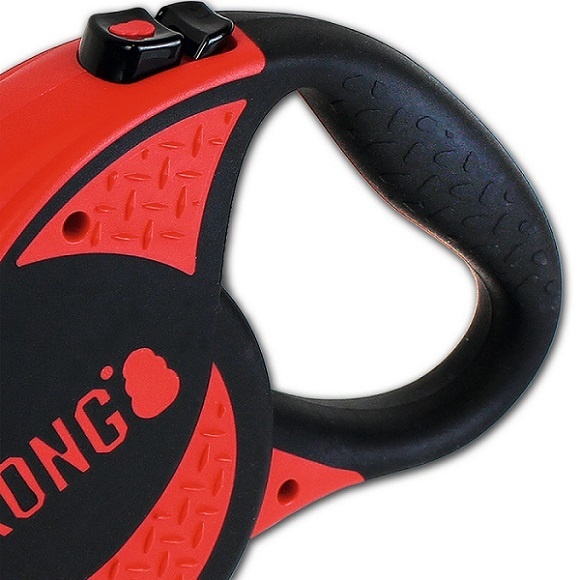 Kong рулетка для собак "Ultimate" красная, лента (610 г) 