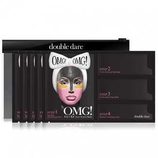 SPA Четырехкомпонентный комплекс масок «СИСТЕМА ЗОН» упаковка 5 шт (4IN1 KIT Zone System Mask) SPA Четырехкомпонентный комплекс масок «СИСТЕМА ЗОН» упаковка 5 шт (4IN1 KIT Zone System Mask) 206318 Double Dare OMG!