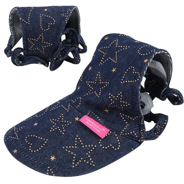 Pinkaholic Pinkaholic кепка на резинке с узором звезды и сердца, темно-синий (L) цена и фото