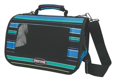 Dezzie Dezzie сумка-переноска в сине-черную полоску, 35 х 24 х 23 см (500 г) цена и фото
