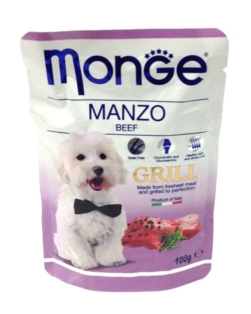 Monge паучи для собак, с говядиной (100 г) от Petshop