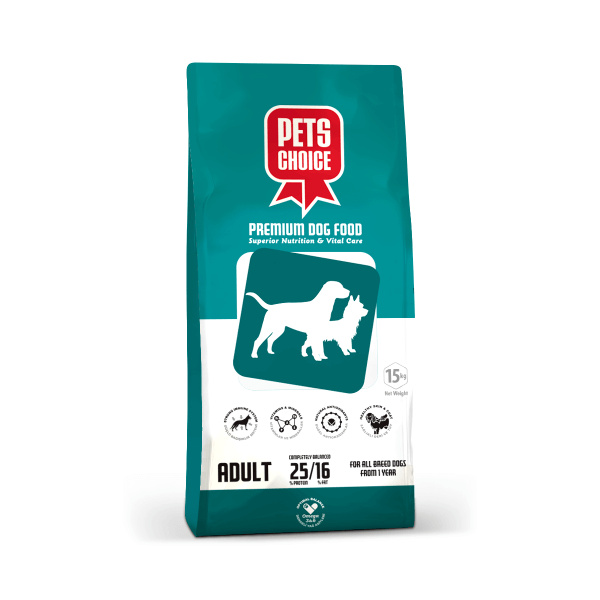 Pet's Choice Pet's Choice для молодых собак средних и крупных пород с курицей и рисом (15 кг) сухой паек спецпит боевой ирп бс на 1 сутки 2 2 кг