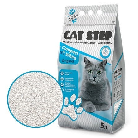 Cat Step Cat Step комкующийся минеральный наполнитель (4,2 кг) cat step cat step комкующийся минеральный наполнитель 4 2 кг