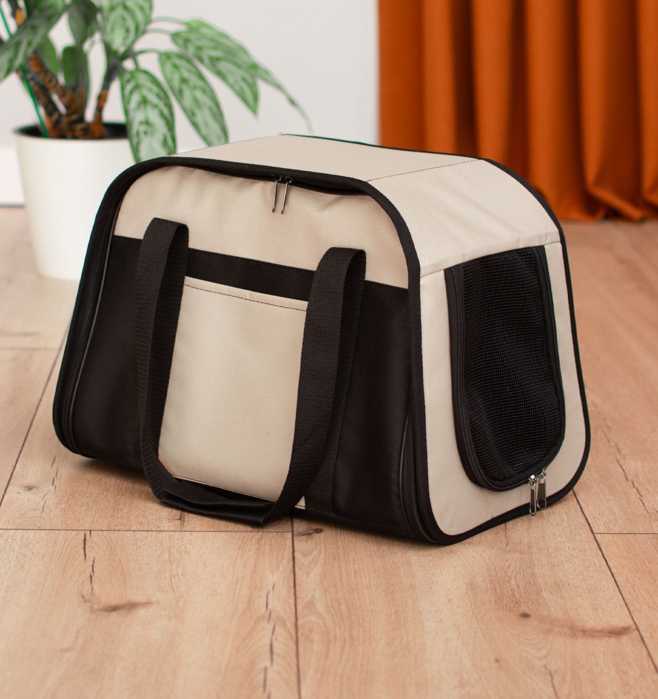 PETSHOP транспортировка PETSHOP транспортировка сумка-переноска Стив с карманом 42х25х27см (коричневый)