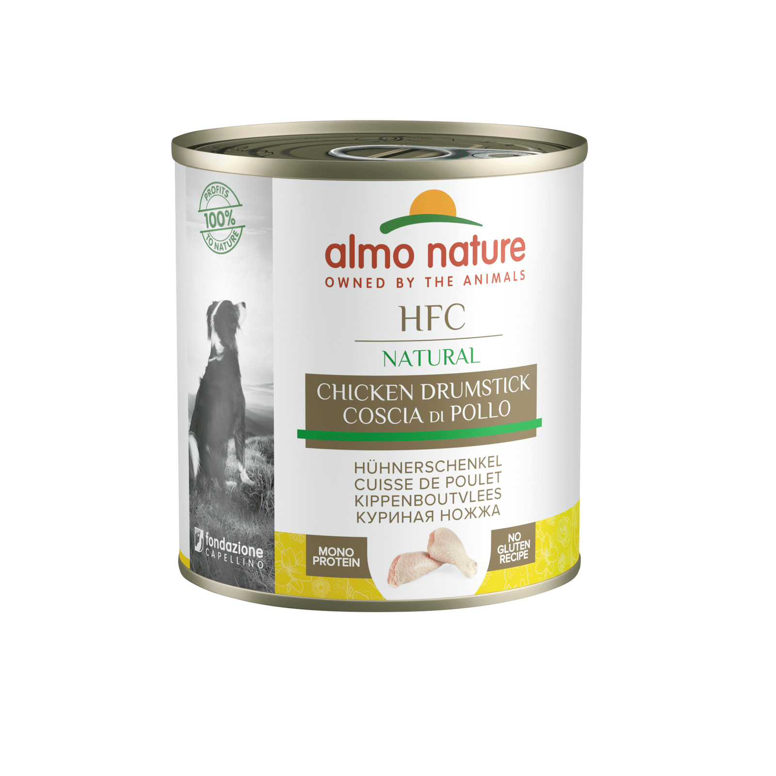 Almo Nature консервы для собак, куриные бедрышки (280 г)