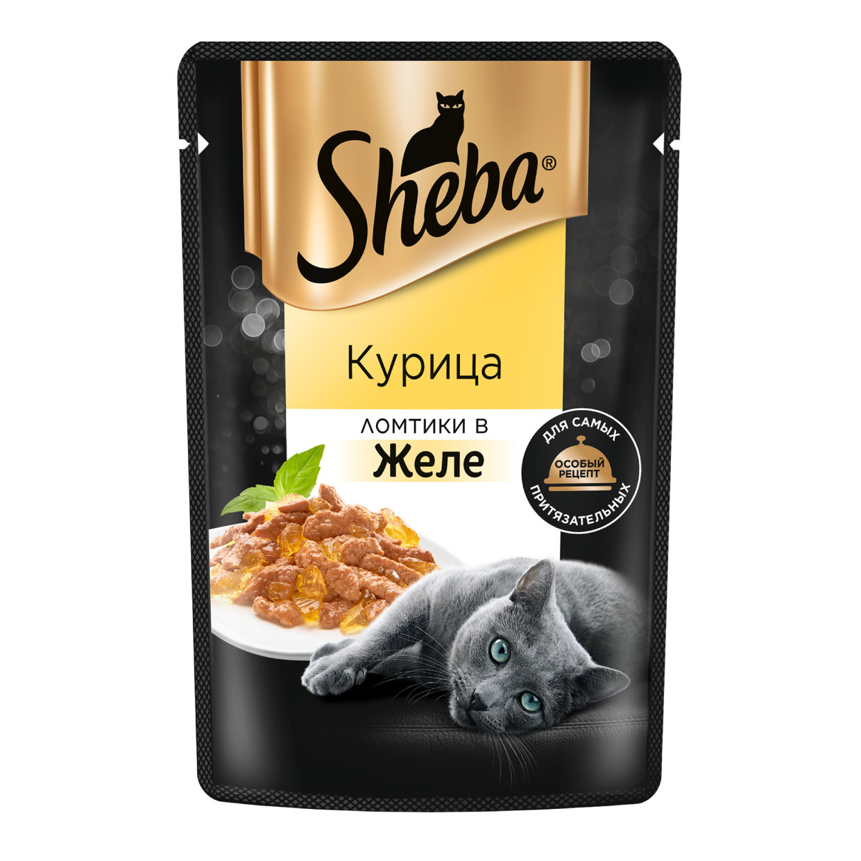 Sheba Sheba влажный корм для кошек «Ломтики в желе с курицей» (75 г) sheba sheba влажный корм для кошек nature s collection с курицей и паприкой 75 г